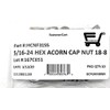 5/16-24 Acorn Cap Nuts 18-8 Stainless Steel - Fine Thread