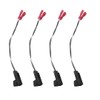 4pcs Door Speaker Wiring Harness Audio Speaker Wire Cable Fits