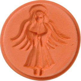 JBK Pottery Terra Cotta Cookie Stamps (Angel)