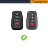 Tautrophen Key Fob Cover Fit for Toyota 2020-2022 Highlander Corolla