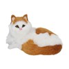 Simulation Furry Cat Figurine Home Cute Funny Synthetic Fur Cat