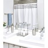 iDesign Austin Metal Covered Holder Stand, Holds Regular and Electric