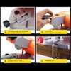 Mini Bench Cut-off Miter Saw Set 110V Power Benchtop Accurate