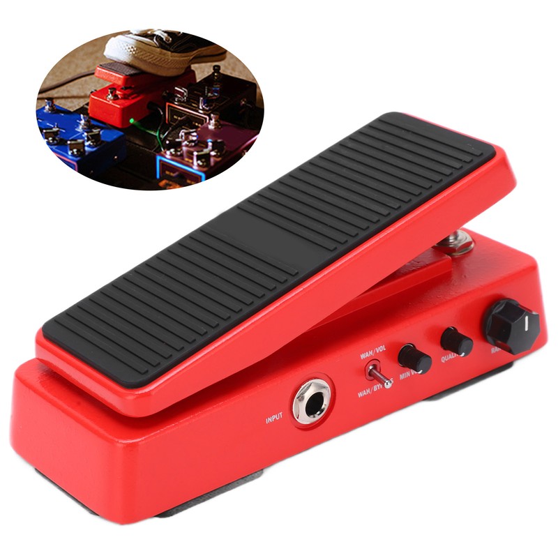 WAH Volume Pedal Multimode 6 Level Adjustable Frequency Guitar Tuning