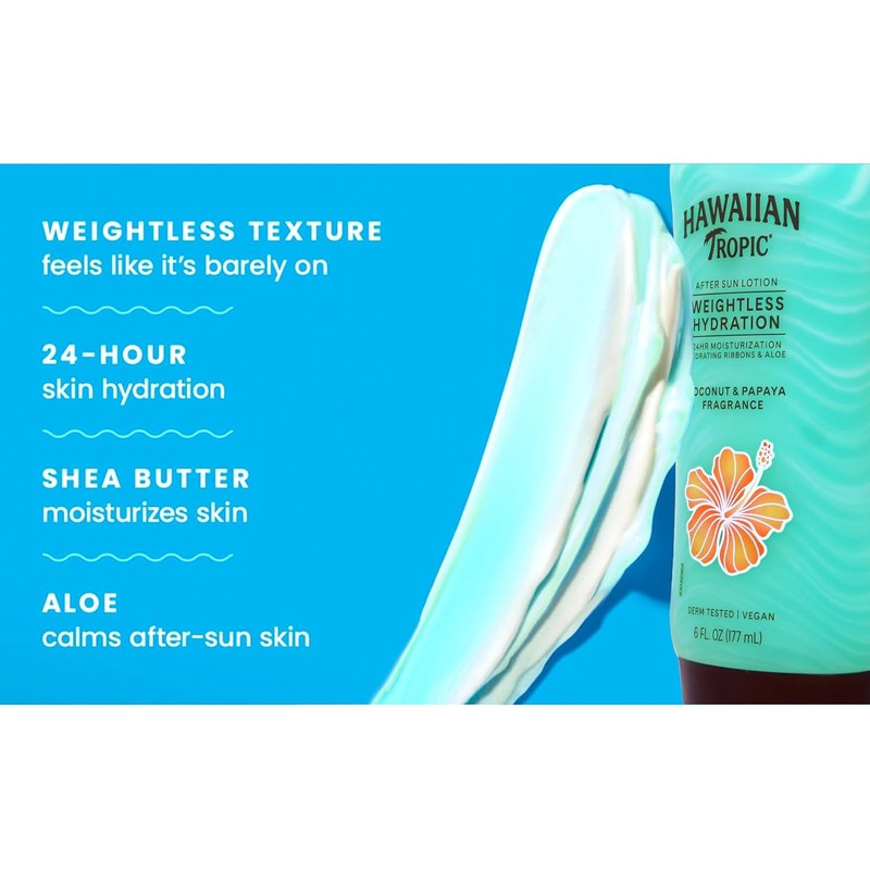 Hawaiian Tropic Silk Hydration After Sun Lotion 6oz Paquete de