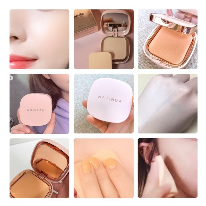 Natinda Cushion Foundation Pact with good coverage, No. 21, No.