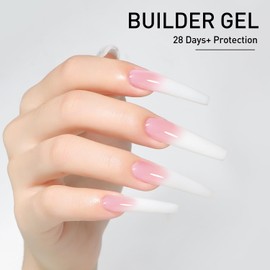 Beautilux Builder Gel for Gel Nails, 55 g Builder Nail Gel Nail Strengthening Gel, Building Gel Nail Extension Gel for Repair Reinforcement Extension (BHBN-06)