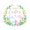 Lucleag 2 Inch Happy Easter Stickers for Kids, Round Easter