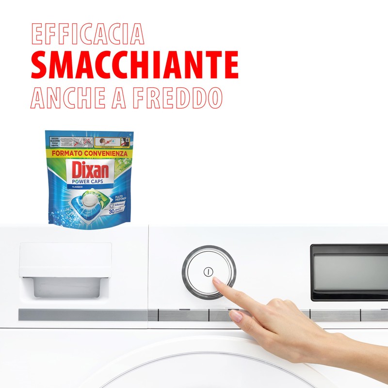 Dixan Power Caps Color, Detersivo Lavatrice in Capsule, Confezione da