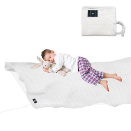 Grounding Sheets Silver Fiber Grounding Sheets for Baby Crib Bedding 27x52 Inch Toddler Bed Grounded Sheet with Cord