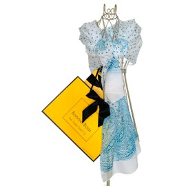 Bonnie Boas COMPLIMENTARY GIFT WARPPING Fair Trade Scarf (Jane Aqua)