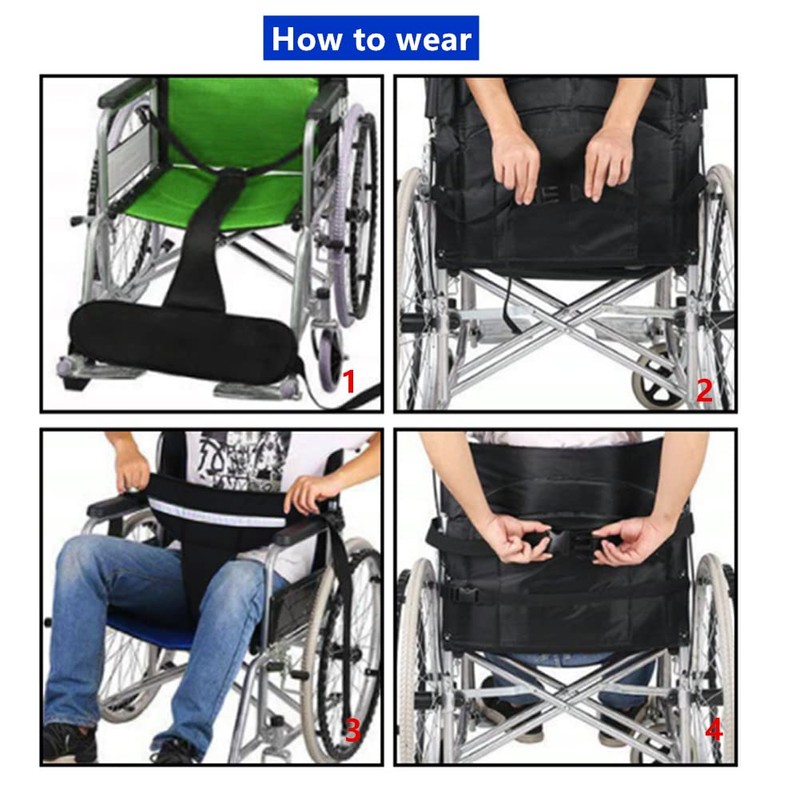 WEEOATAR Wheelchair Safety Belt,T-Shape Chair Waist Lap Strap Prevent Tilting