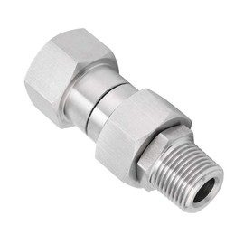 3/8" NPT Swivel Fitting for Pressure Washer Gun, 360 Degree Rotation Anti-Twist Fitting, Stainless Steel