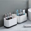 XFLYP Toothbrush Holder, Multifunctional Electric Toothbrush Holder, Detachable Toothpaste Stand,