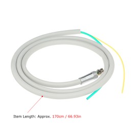 2 Holes Dental Handpiece Hose Tube with Connector for High Speed Handpiece Dentistry Material