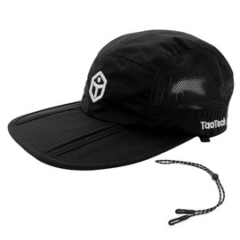 TaoTech Surf Cap, Foldable, Mesh, Portable, Sports Cap, Drawstring, Embroidered, Baseball Cap, Unisex