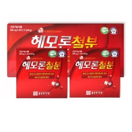 Chong Kun Dang Health Women's Hemoron iron supplement for 4 months, iron deficiency / 여성 헤모론 철분제 4개월분 철분부족