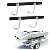 ECOTRIC 61" Adjustable Boat Trailer Bunk Board Guide-On Rails Rustroof