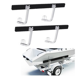 ECOTRIC 61" Adjustable Boat Trailer Bunk Board Guide-On Rails Rustroof Galvanized Steel Ski Boat Fishing Boat Sailboat Trailer 2PCS Adjustable