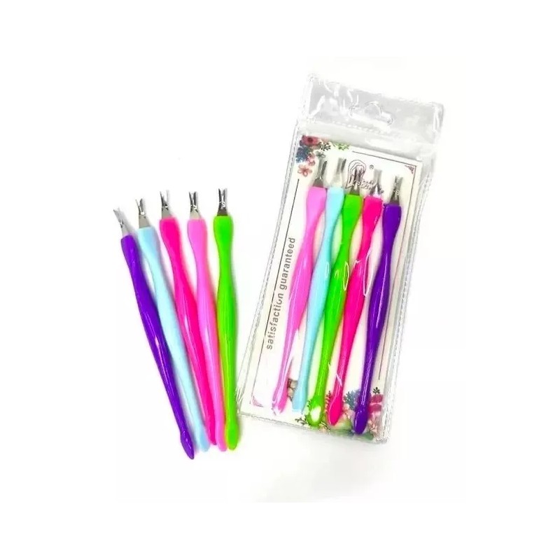 Aoyasiyue Corta Cutícula Pata De Cabra Manicure Pedicure 5 Piezas