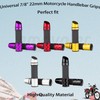 Amavoler Universal Motorcycle Handlebar Grips Fits for Motorcycles with 7/8"