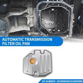 ACROPIX Auto Transmission Filter Oil Pan for Toyota RAV4 2005-2012 - 1 Piece Part Number: 353300W040/353300W090