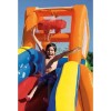Alberca Piscina Parque Acuatico Resbaladilla Bomba Bestway Color Naranja