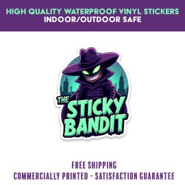 Waterproof Q Honey Badger 6 inch Sticker Gun Vinyl Decal Waterproof Outdoor Safe