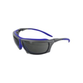 MAGID Impact Resistant Anti-Fog Safety Glasses with TPR Cushion, 1 Pair, Shaded Lenses