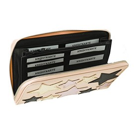 shenky Wallet Multi Star Embroidered 695610 - peach