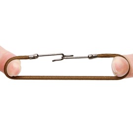 Mini Skater 10Pcs Women Ponytail Hooks Bungee Small Rubber Bands Hair Ties Accessories Elastic Holder Blonde Beige Styling Headbands Tools Claw Thick Hair Clips for Girl (Brown)