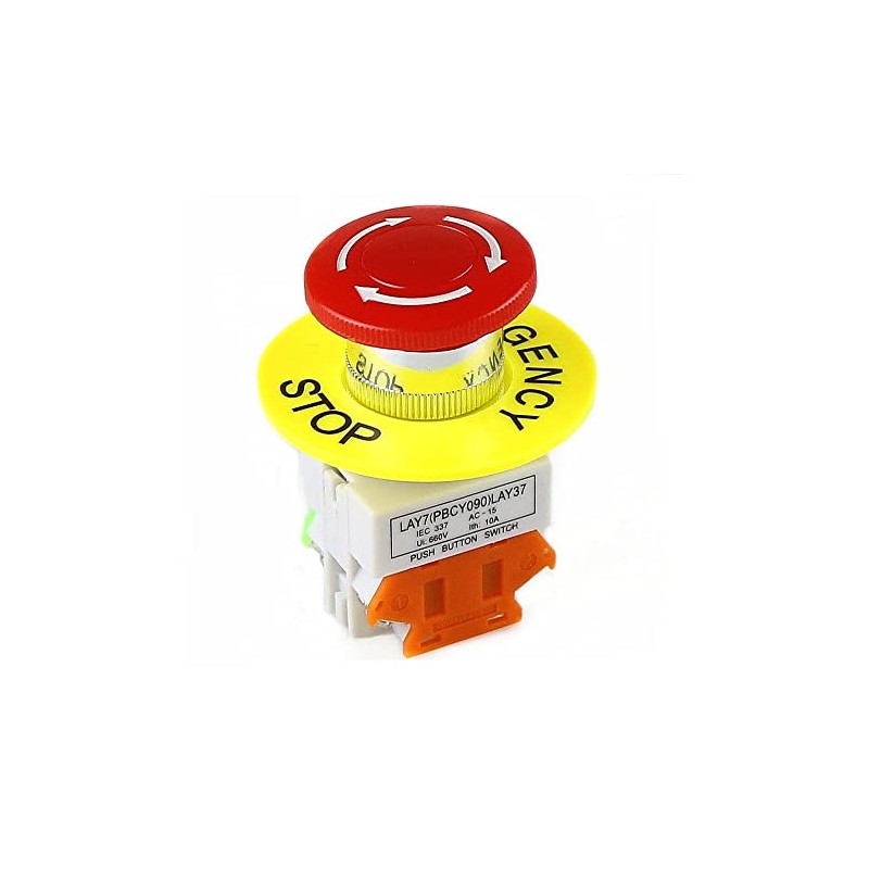 CABLEPELADO Emergency Stop Switch 22 mm 660 V 10 A,