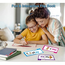 30 Read and Rhyme Flip Books, Word Families Flash Cards, ABC Vocabulary Flash Cards, Educational Reading Games