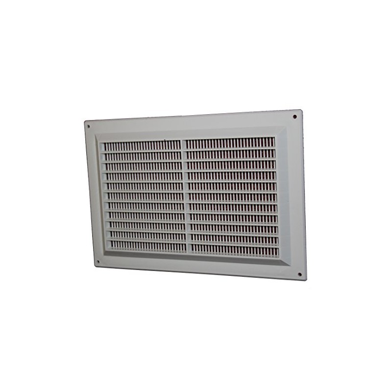 Air Ventilation Plastic Grill Cover 250mm x 170mm/White
