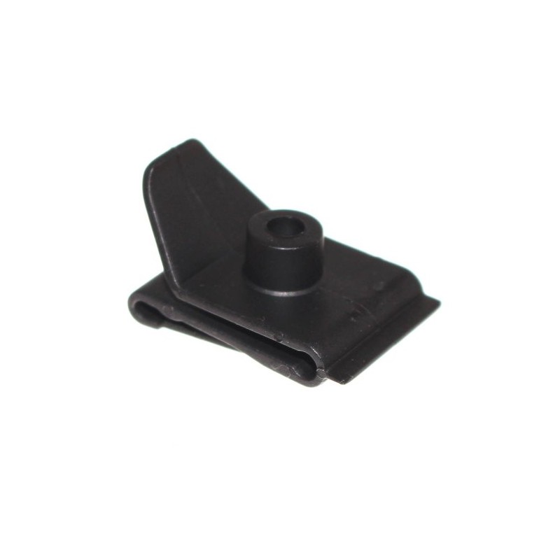 Old-Harvest Set of 12 Clamping Nuts M5 Clips Black Plastic