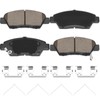 HECHENQICHE Front Ceramic Brake Pads with Hardware Kit for Honda