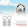 First Anniversary Keychain Gifts for Couple Husband Wife 1 Year