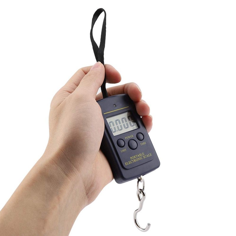 Fdit Electronic Scales 40 kg/10G LCD Display Luggage Scales Digital