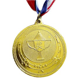 Eterspr Pack of 9 Gold Silver Bronze Medals Metal Medals for Competition Party Decorations Olympic Style