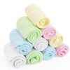 Yoofoss Pack of 10 Face Cloths Baby Towels Soft Wash