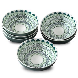 Howise Deep Soy Sauce Dishes, 3.7 inch Ceramic Dipping Bowls 4 oz Small Dip Bowls Set of 6 Sauce cups for Condiment Sushi Bowls, Mini Bowl for Side Dish, Ketchup, Soy Appetizer Plates Tiny Bowls