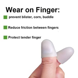 Skeerthy 16 Pieces Gel Guard Pinky Toe Silicone Protector for Toe, Little Toe Caps Covers, Cuttable Toes Cushions for Preventing Rubbing & Ingrown Toenails