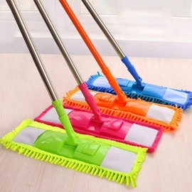 WARESHARK 1 x Microfibre Mop Refill Replacement Heads Dust Floor Cloth Cleaning Washable Pads Mop Head (Assorted Colour)