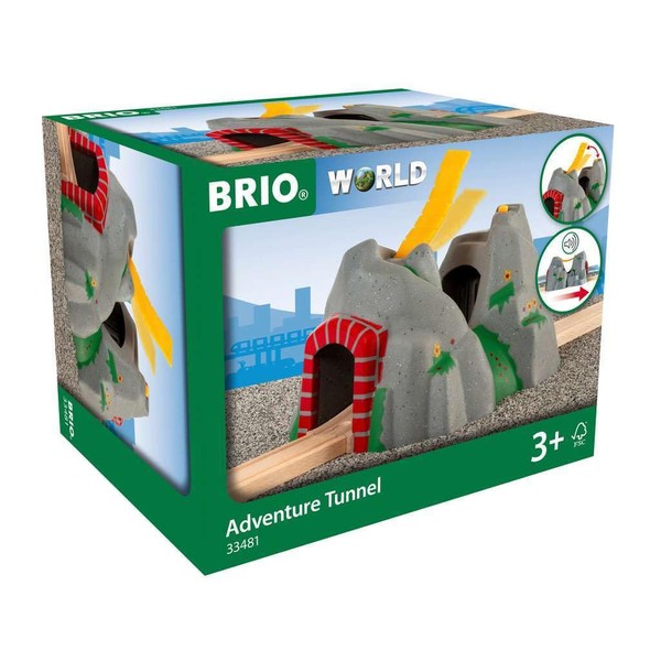 BRIO World Adventure Tunnel Train Set Accessories for Kids Age