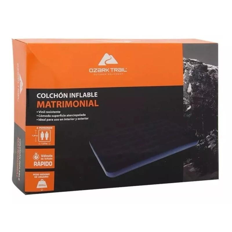 Ozark Trail Set De 2 Colchones Matrimoniales Inflables Ozar Trail