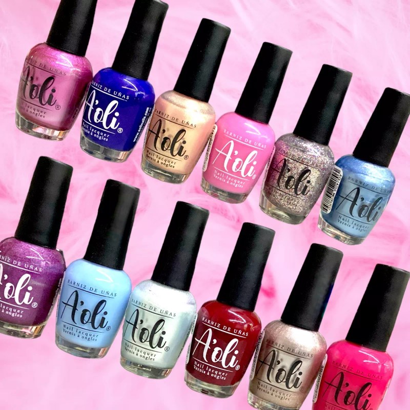 AOLI Esmaltes Kits Para Uñas 6 Colores Larga Duración Para