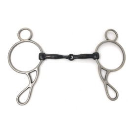 AJ Tack Wholesale Sweet Iron Mouth Wonder Gag Bit - 6"