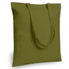 TOPDesign 6-Pack Economical 16"x15" Olive Green Cotton Tote Bags, Lightweight