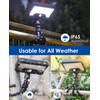 SUNOHE Clip on Solar Motion Sensor Lights Outdoor Waterproof with