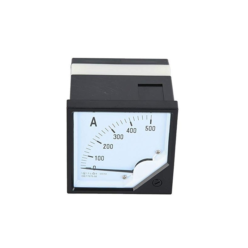 500A Analog Amp Meter Ammeter Panel Current Meter Test Detector